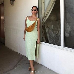 With Jean Green Dress